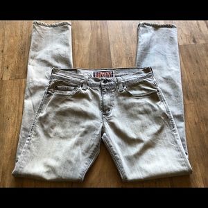 📌 Levi's 511 Hunk Grey Acid Wash Slim Fit Jeans